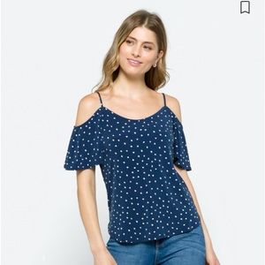 Valette Back Detail Cold Shoulder
Knit Top